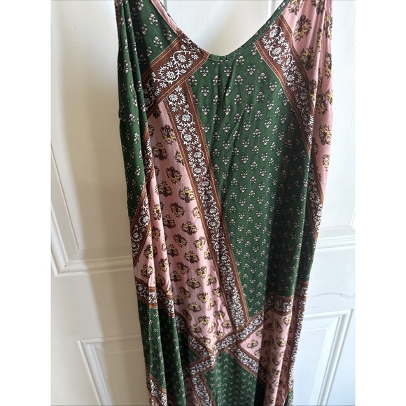 Natural Life Maxi Slip Dress Size XS  Boho Hippie Strappy - Picture 2 of 5